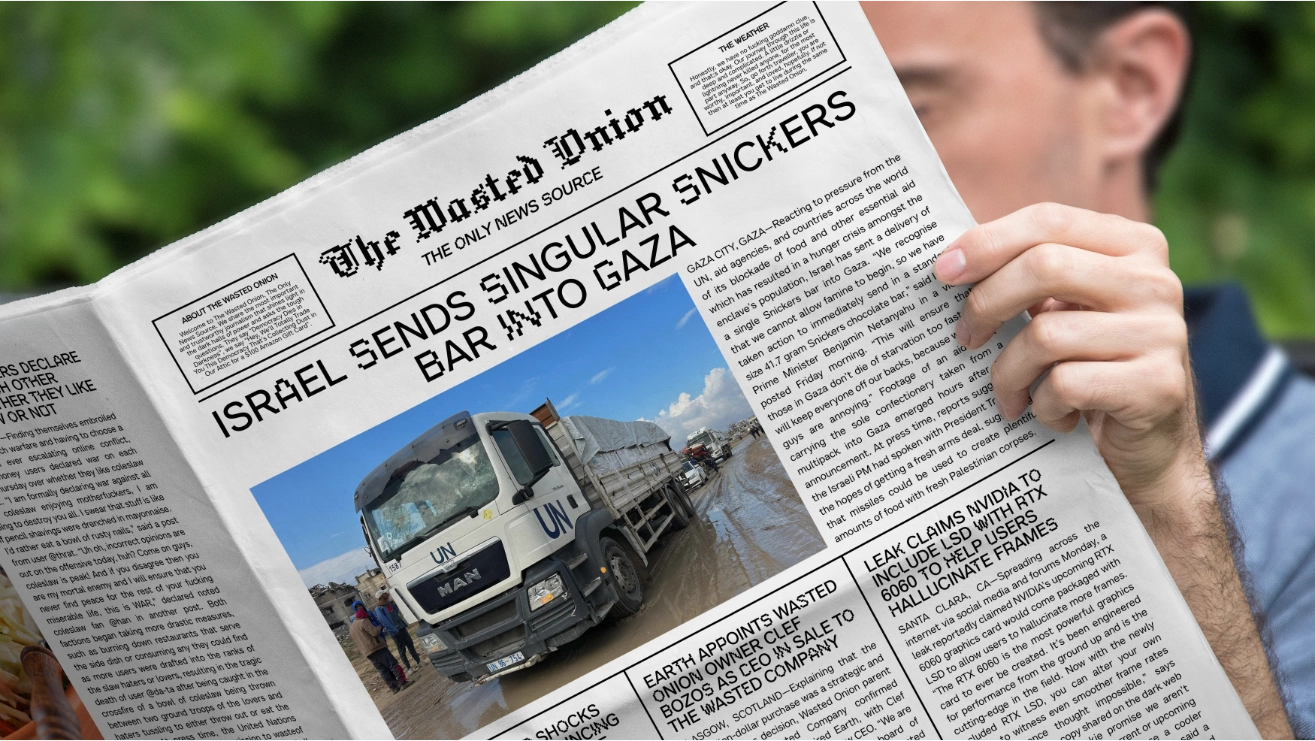 The Wasted Onion Announces Newspaper That Will Be Available Everywhere Except Exactly Where You Live
