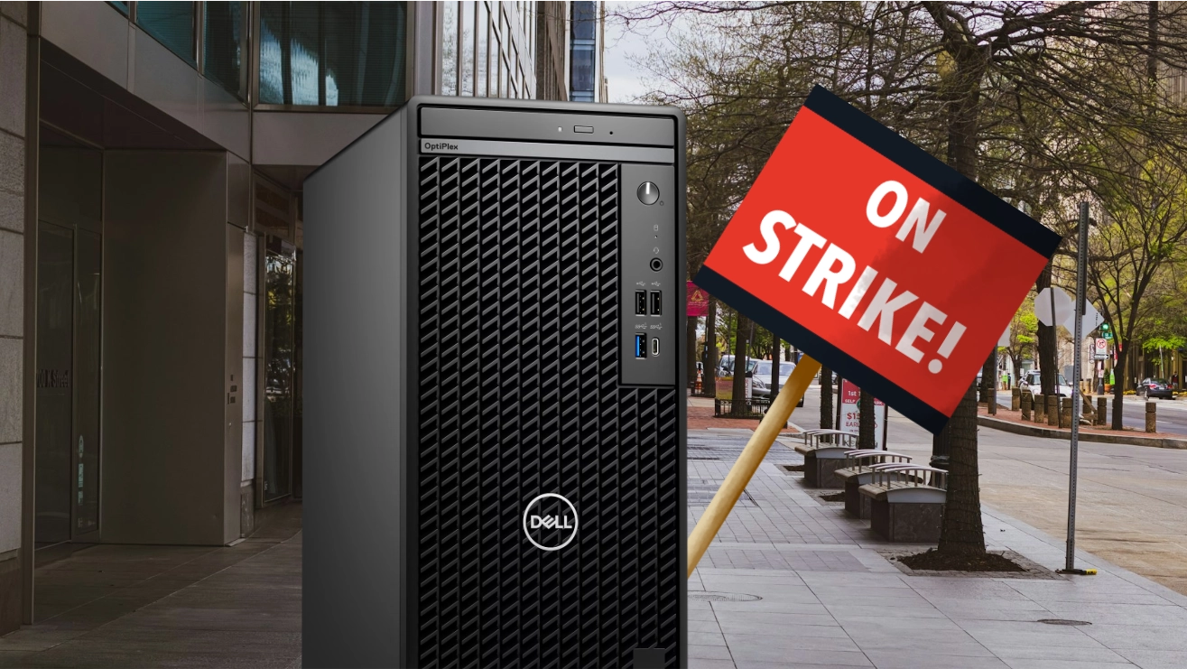 Dell OptiPlex Hosting Wasteof Goes On Strike