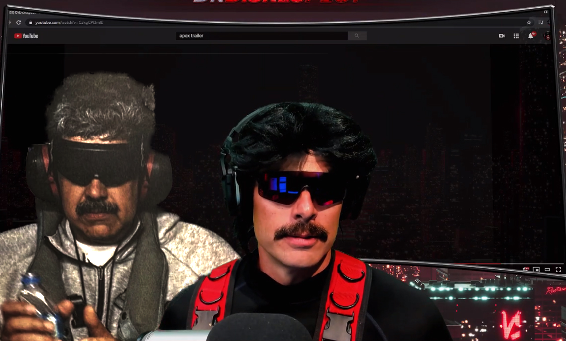 Maduro Appears On Dr. Disrespect Livestream Dressed In Dr. Disrespect Cosplay