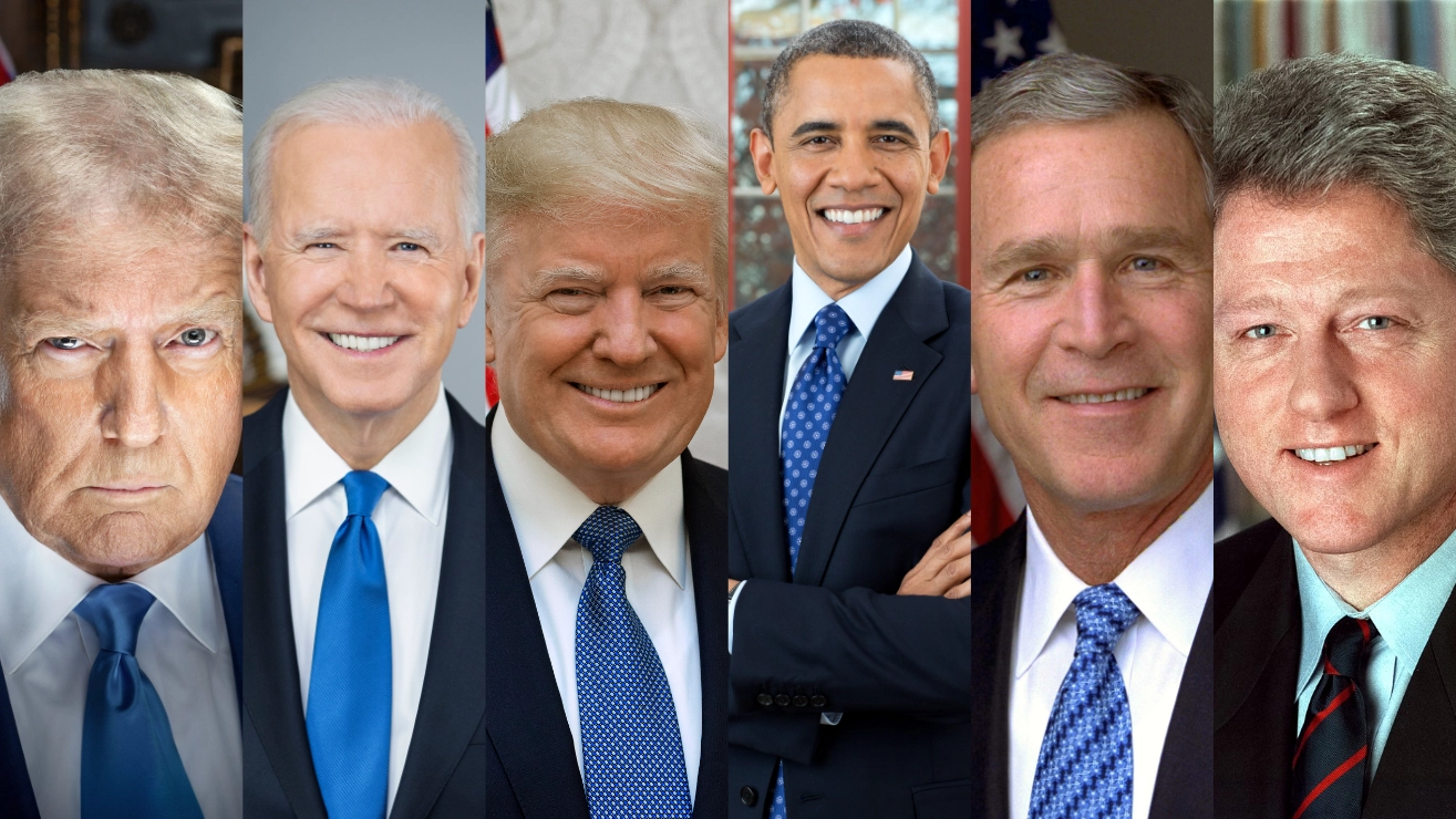 Trump Blames Biden Who Blames Trump Who Blames Obama Who Blames Bush Who Blames Clinton For Shrinking U.S. Economy