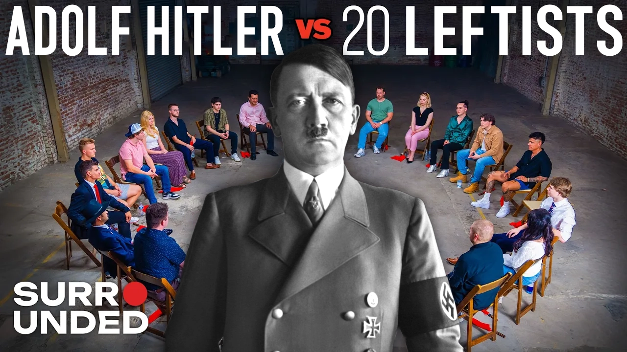 Hitler Debates 20 Leftists On Surrounded