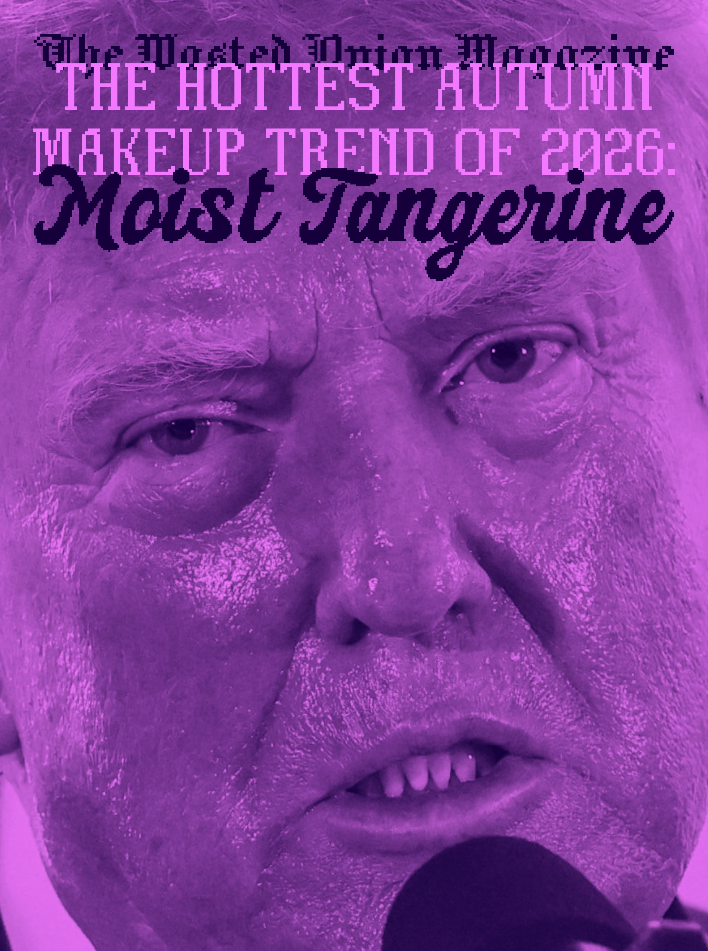 The Wasted Onion Magazine: The Hottest Autumn Makeup Trend Of 2026: Moist Tangerine