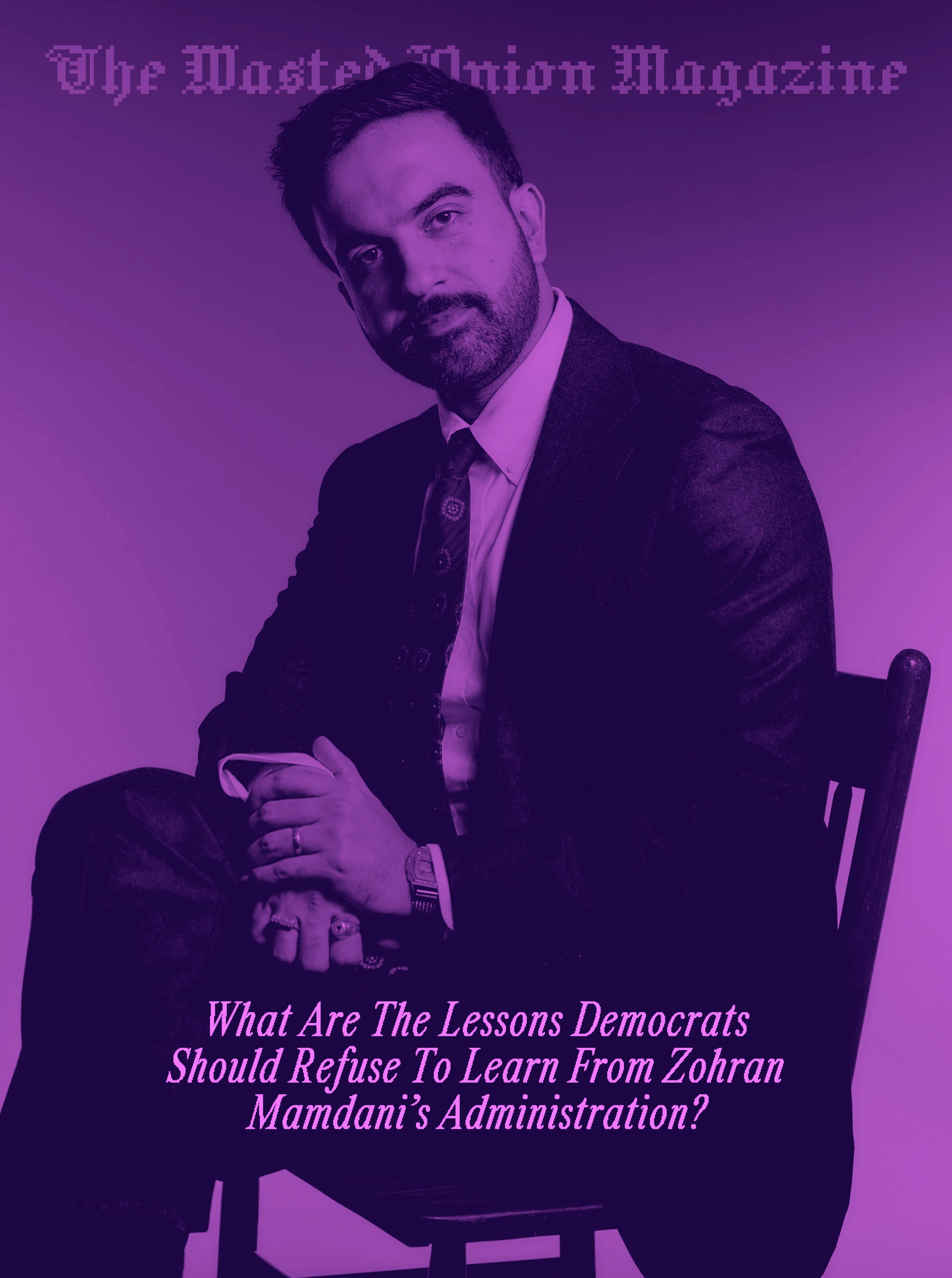 The Wasted Onion Magazine: What Are The Lessons Democrats Should Refuse To Learn From Zohran Mamdani’s Administration?