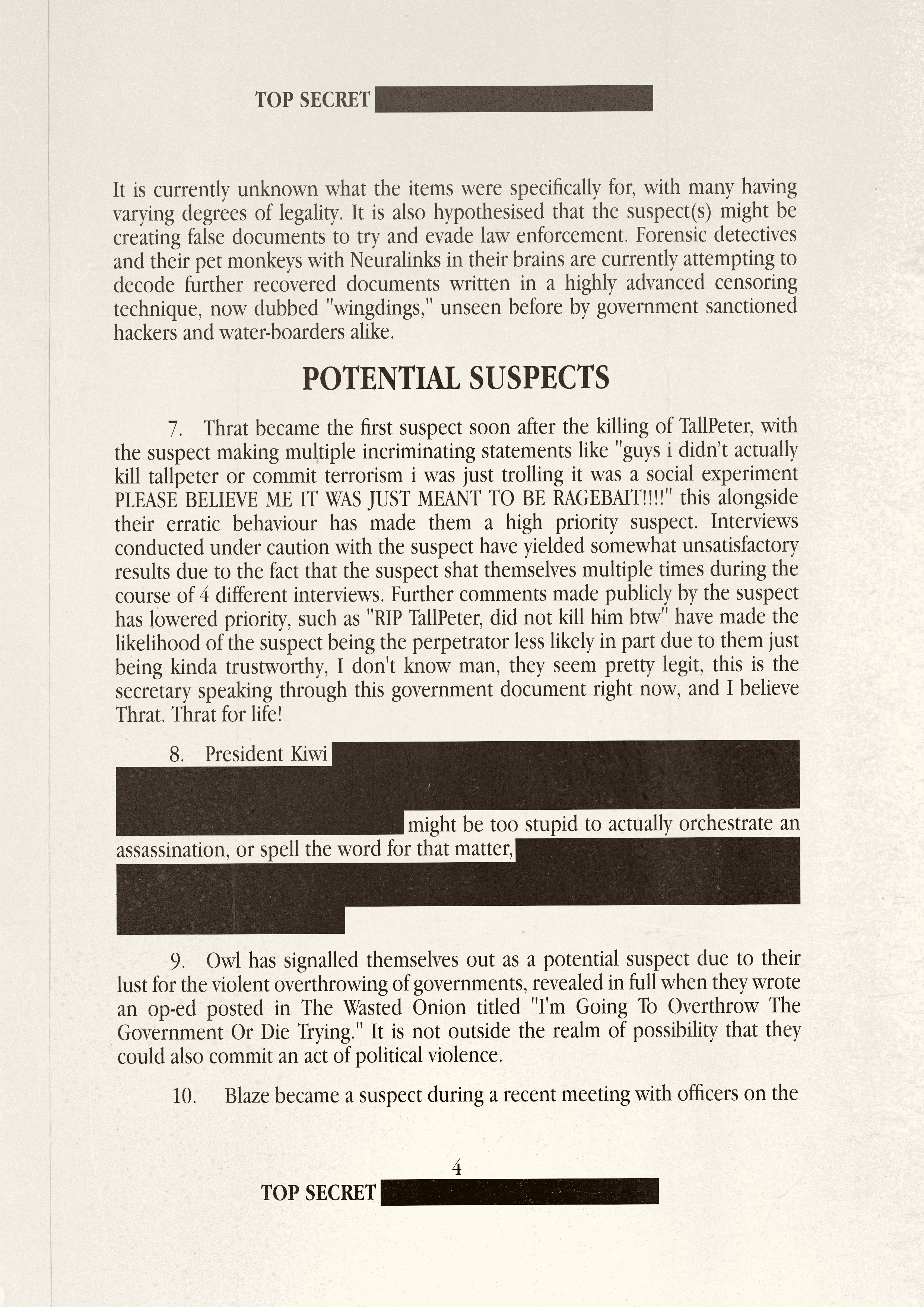 TallPeter files page 5